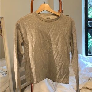 &other stories shiny sweatshirt size 2